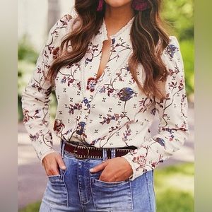 Good Hart Monica Floral Blouse size Medium Matilda Jane